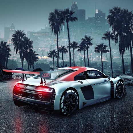 Auto behang Audi R8 L.A.