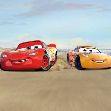 Cars Beach Race behang Komar