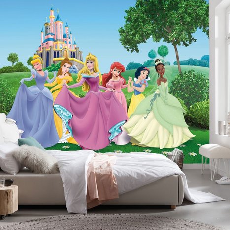 Beginner Kelder Mount Bank Disney Princess vlies fotobehang XL | 360 cm x 270 cm