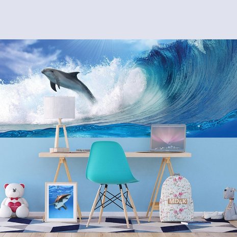 Dolfijnen poster panorama