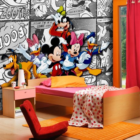 Mickey Mouse behang 