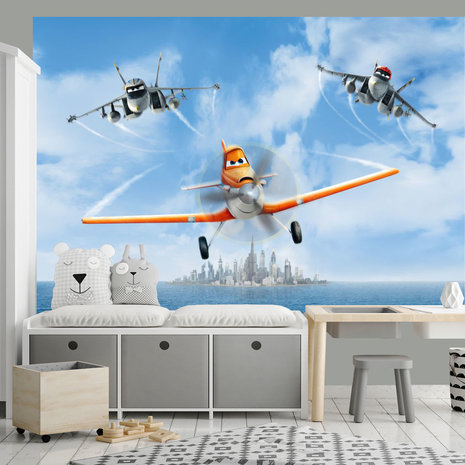 Disney Planes behang L - Sky