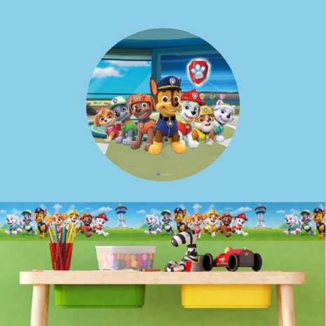 behangcirkel Paw Patrol hoofdkwartier