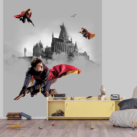 doorboren Bloesem Wolkenkrabber Harry Potter behang 225 x 270 cm | Muurdeco4kids