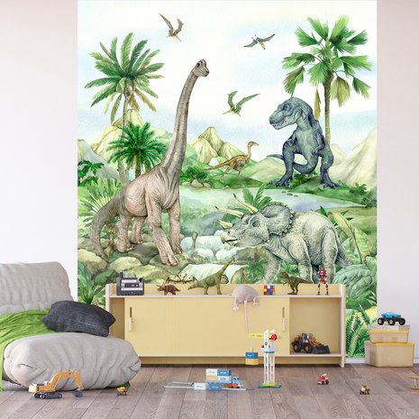 Dinosaurus behang Dinoland P3