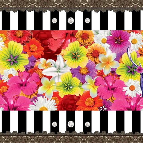 Melli Mello Style behang Flowers | Muurdeco4kids Melli Mello Style behang Flowers | Muurdeco4kids