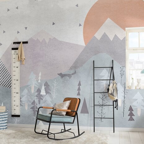 Wild and Free behang kinderkamer