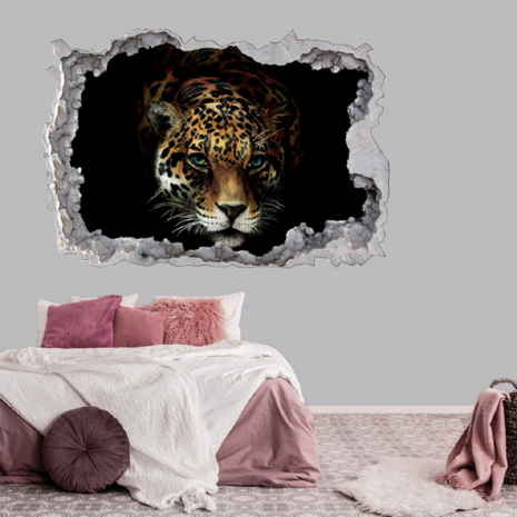 3D vlies fotobehang Jaguar