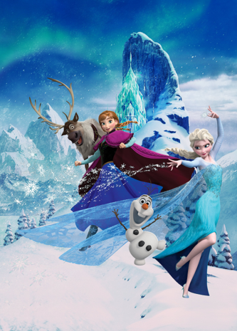 Disney Frozen behang Elsa Magic