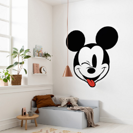 Mickey Mouse muurcirkel Mickey Head Optimism