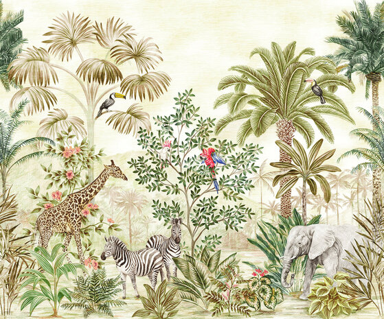 Jungle behang Wild Wonderland