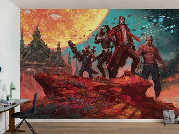 Guardians of the Galaxy behang Panorama