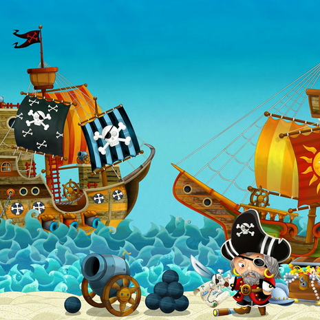 Piraten behang VIN022