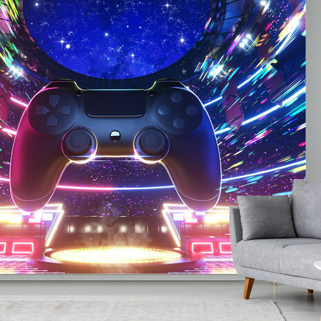 Game controller behang VINYL 340 cm