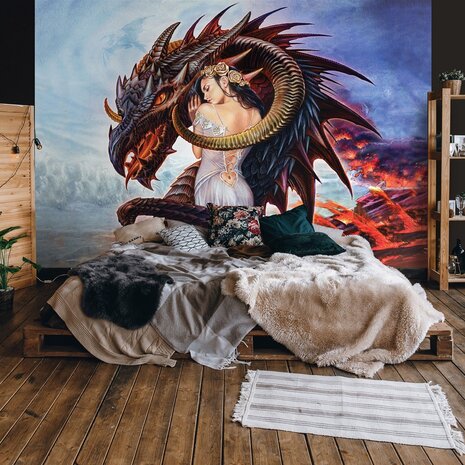 Alchemy fotobehang Dragon Scold