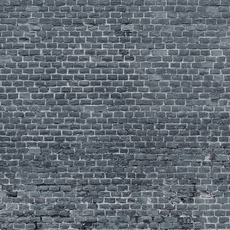Oude stenen muur behang - Grijs