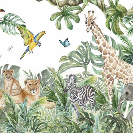 Jungle behang Wild Animals