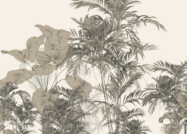 Botanisch fotobehang Tropical Composition XL