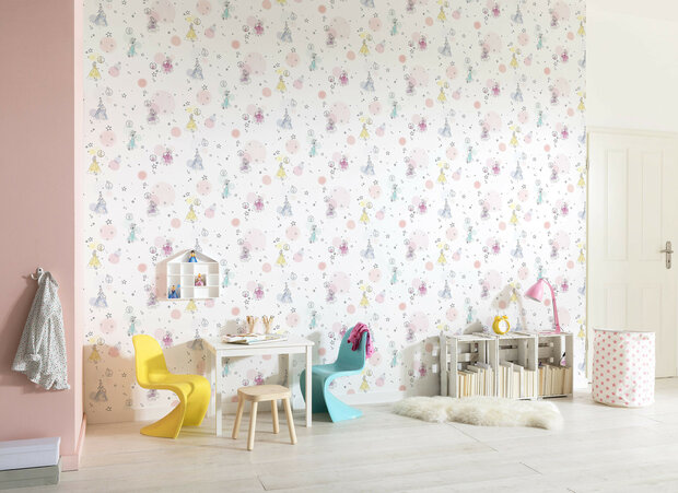 Disney Princess behang Pretty Pastel