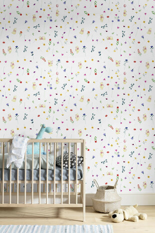 Winnie the Pooh behang Summer