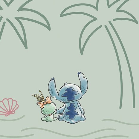 Lilo en Stitch behang Beach Love