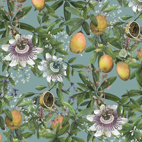 Passiebloem fotobehang Bellezza