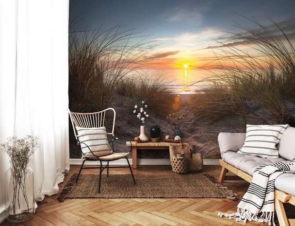 Strand behang Zonsondergang III