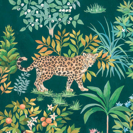 Jungledieren behang Happy Jungle