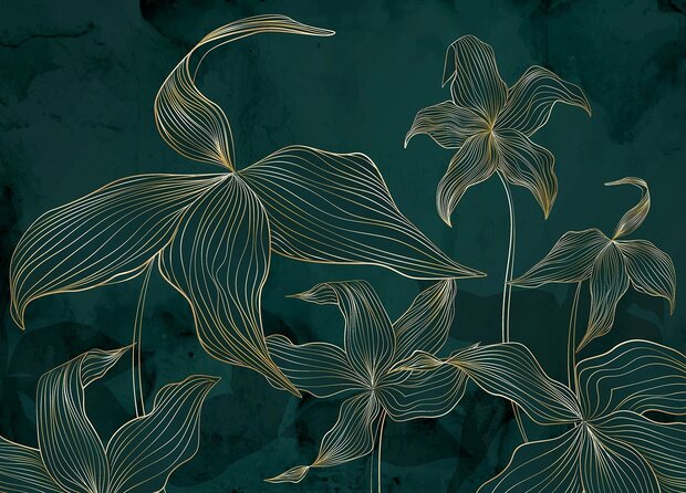 Exotic Green fotobehang XL