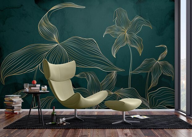Exotic Green fotobehang XL