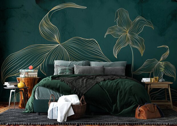 Exotic Green fotobehang XL