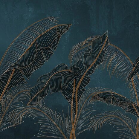Exotic Palm Leaves fotobehang XL