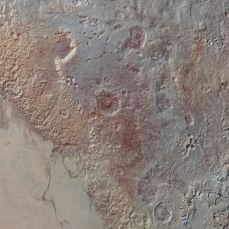 Planeten muurcirkel Pluto