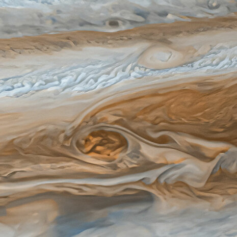 Planeten muurcirkel Jupiter