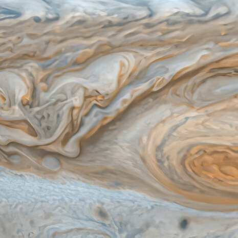 Planeten muurcirkel Jupiter