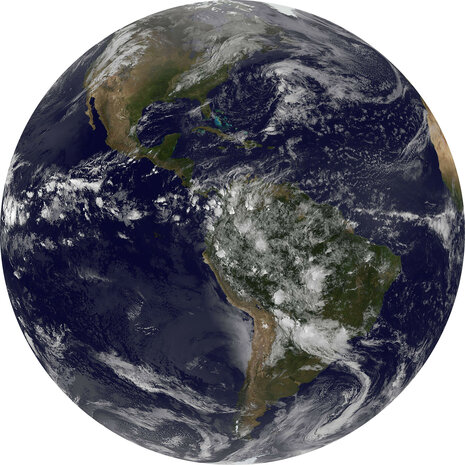 Planeten muurcirkel Aarde