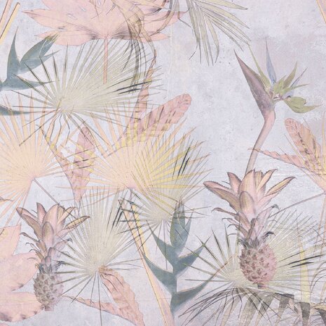 Tropical Concrete fotobehang