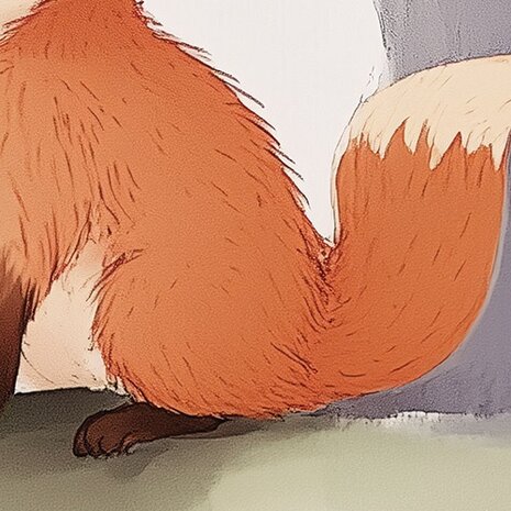 Bosdieren fotobehang Vosjes