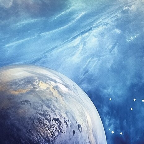 Space fotobehang Planets