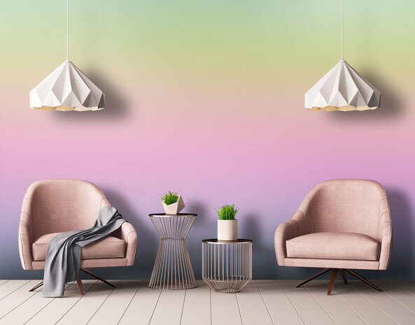 Fotobehang Regenboogkleuren 