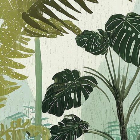 Jungle fotobehang Urban Jungle Escape
