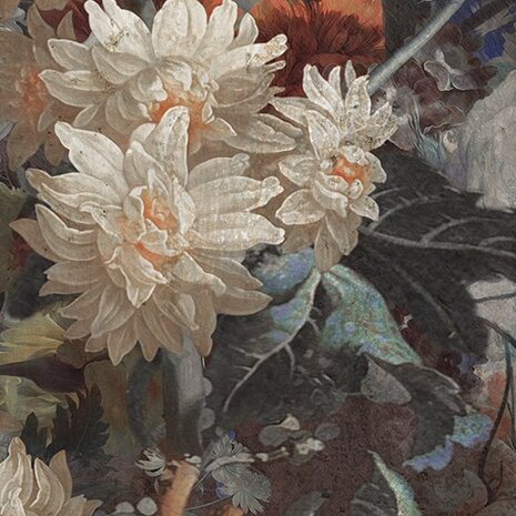 Bloemen fotobehang Klassiek Donker