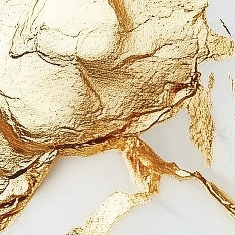 Wit Marmer met Goud fotobehang