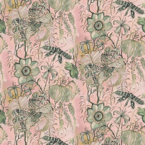 Bloemen fotobehang Flower Chain