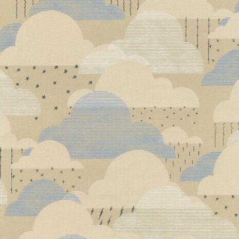 Kinderkamer behang Happy Clouds