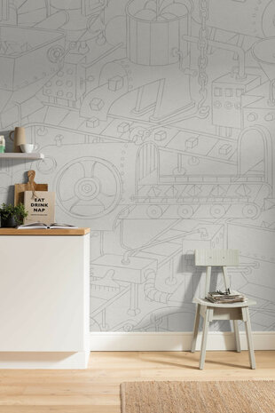 Doodle Factory fotobehang kinderkamer