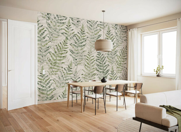 Bladeren fotobehang Untamed