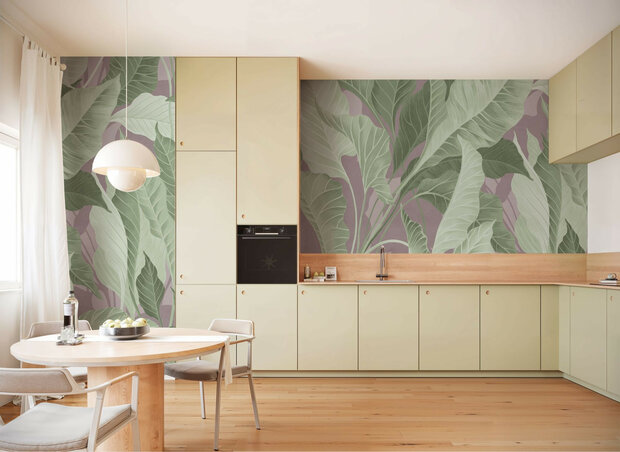 Bladeren fotobehang Spring Poem