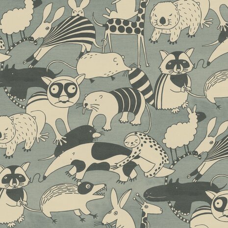 Dieren fotobehang Wobble Zoo