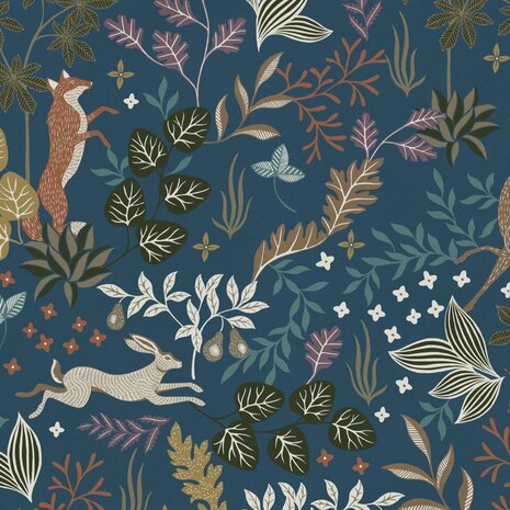 Bosdieren fotobehang Wood Night